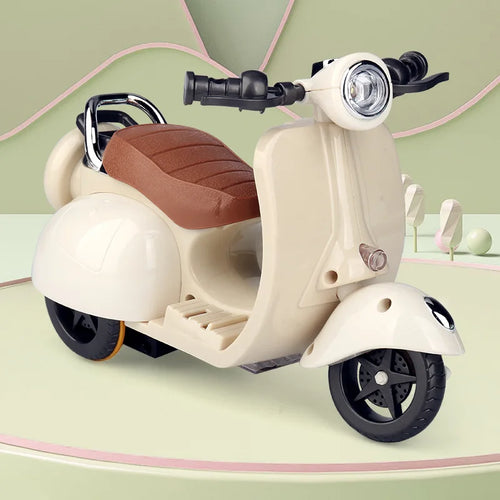 Labubu Doll Mini Electric Motorcycle (Doll Not Included) - Perfect for Fans & Collectors to Craft Unique Stories with Lights & Music!