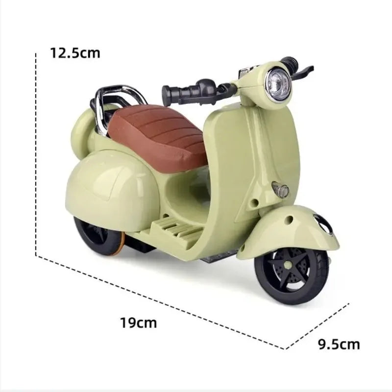 Labubu Doll Mini Electric Motorcycle (Doll Not Included) - Perfect for Fans & Collectors to Craft Unique Stories with Lights & Music!
