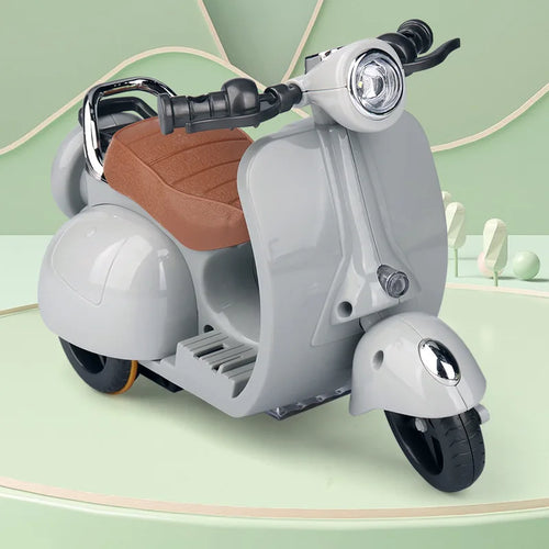 Labubu Doll Mini Electric Motorcycle (Doll Not Included) - Perfect for Fans & Collectors to Craft Unique Stories with Lights & Music!